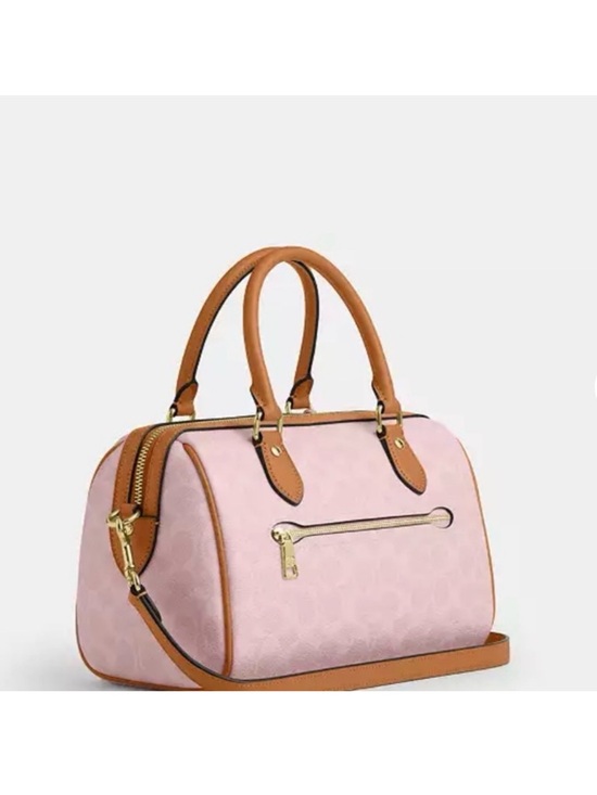 Rowan Satchel Bag In Signature Canvas With Charms - Picture 4 of 12